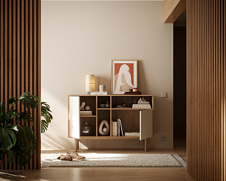 Комод с дверками "Alice" арт ALC10