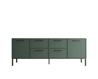 Комод две дверки и четыре ящика "Nicole" арт NEM19G