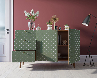 Комод "Berber" с двумя дверками и ящиками принт 12 арт BB17/Print_12