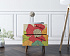 Тумбочка "Berber" с двумя ящиками 5 принт арт BB03/Print_05