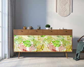Комод "Berber" четыре дверки и четыре ящика 29 принт арт BB25/Print_29