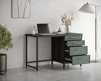 Стол рабочий "Nicole" c одной тумбой NR23G