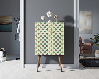 Комод на высоких ножках "Berber" 24 принт арт BB09/Print_24