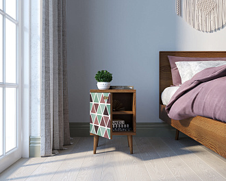 Тумбочка "Berber" с дверкой 26 принт арт BB21/Print_26