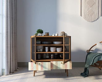 Буфет низкий "Berber" принт 45 арт BB47/Print_45