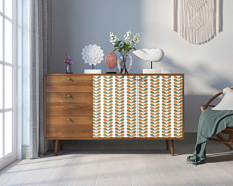 Комод "Berber" с двумя дверками и ящиками 23 принт арт BB05/Print_23