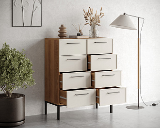 Комод на восемь ящиков "Nicole" арт NEM20