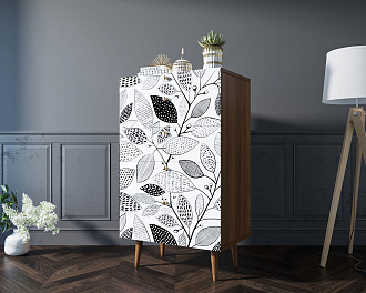 Комод высокий "Berber" принт 9 арт BB10/Print_09