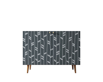 Комод "Berber" две дверки 18 принт арт BB04/Print_18