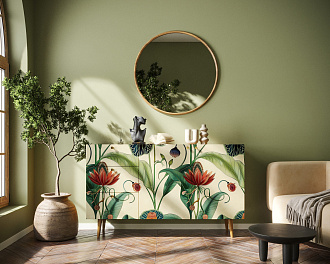 Комод "Berber" с двумя дверками и ящиками принт 7 арт BB17/Print_07