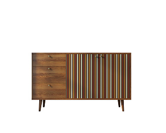 Комод "Berber" с двумя дверками и ящиками 20 принт арт BB05/Print_20