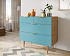 Комод с четыремя ящиками "Line" LN14/GR1/blue