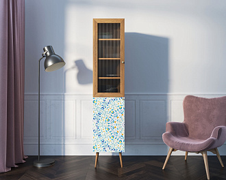 Буфет "Berber" узкий принт 46 арт BB39/Print_46