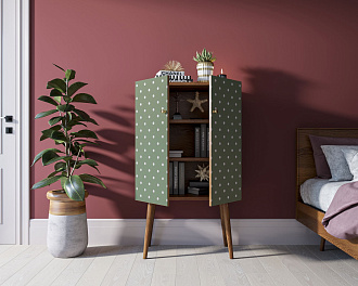 Комод на высоких ножках "Berber" 12 принт арт BB09/Print_12