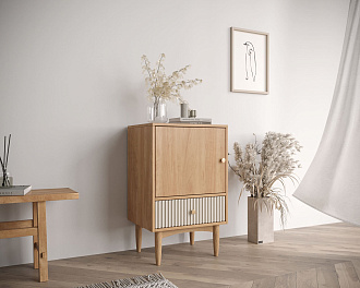 Высокая тумба Bubble Solid с одним ящиком арт BBL12S