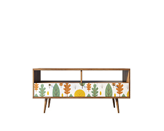 Консоль "Berber" с тремя ящиками принт 30 арт BB23/Print_30