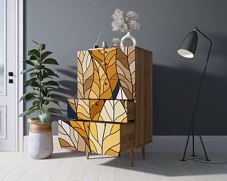 Комод высокий "Berber" принт 08 арт BB10/Print_08