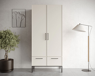 Шкаф двухстворчатый  с ящиками "Nicole" NR26