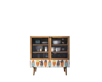 Буфет низкий "Berber" принт 48 арт BB47/Print_48