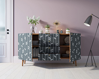 Комод "Berber" с ящиками 18 принт арт BB14/Print_18