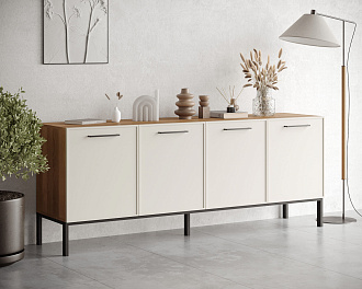 Комод с четырьмя дверками "Nicole" арт NEM01