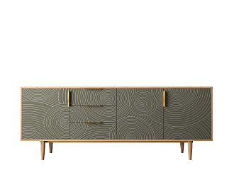 Комод "Line" удлиненный R25/browngrey