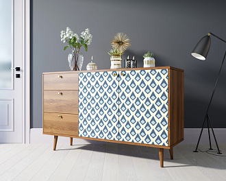 Комод "Berber" с двумя дверками и ящиками 13 принт арт BB05/Print_13