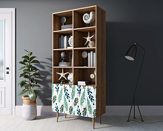 Стеллаж на комоде "Berber" принт 44 арт BB44/Print_44