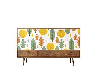 Комод "Berber" три дверки и три ящика 30 принт арт BB24/Print_30