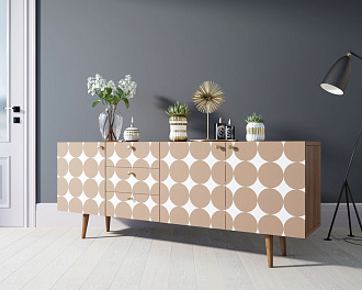 Комод "Berber" удлиненный принт 17 арт BB11/Print_17