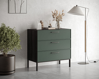 Комод с тремя ящиками "Nicole" NLN12G