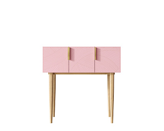 Консоль с тремя дверками "Line" LN15/GR1/pink