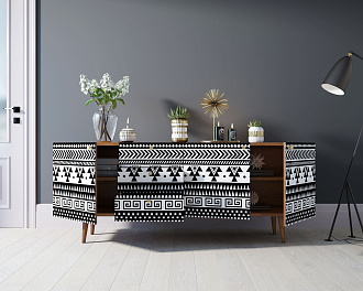 Комод "Berber" удлиненный принт 19 арт BB11/Print_19