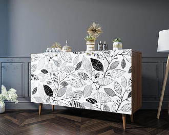 Комод "Berber" три дверки 09 принт арт BB01/Print_09