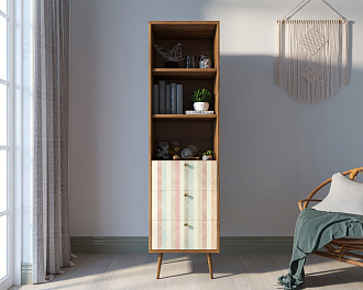 Стеллаж с ящиками "Berber" принт 45 арт BB45/Print_45