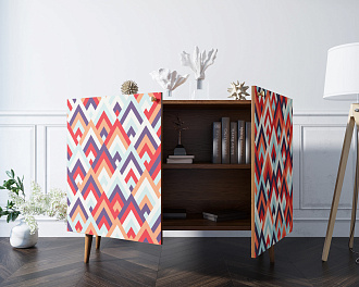 Комод "Berber" две дверки 2 принт арт BB04/Print_02