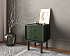 Тумбочка с двумя ящиками "Emerson" арт EM16/green/L