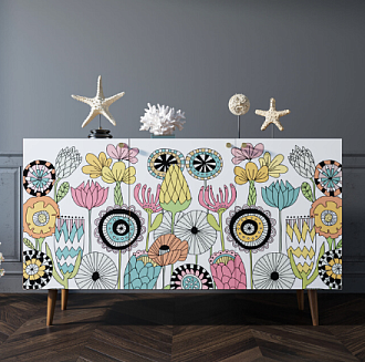 Комод с принтом 3 "Berber"  арт BB01/Print_03