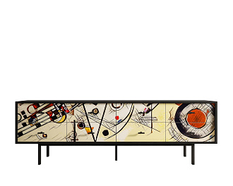 Комод с восемью ящиками "Emerson" by Kandinsky арт EM03/Print_01