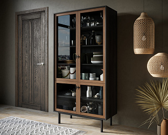 Шкаф четырьмя дверками "Emerson" арт EM09