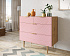 Комод с четыремя ящиками "Line" LN14/GR1/pink