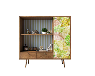 Стеллаж с нишей "Berber" принт 29 арт BB28/Print_29