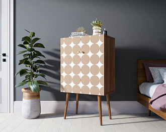 Комод на высоких ножках "Berber" 17 принт арт BB09/Print_17