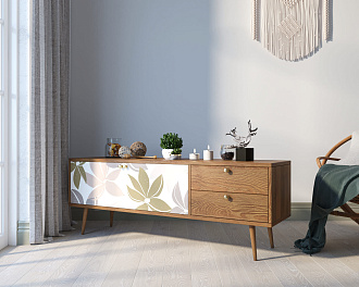 Комод "Berber" два ящика и две дверки 27 принт арт BB27/Print_27