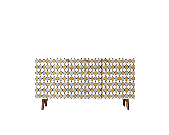 Комод "Berber" с ящиками 22 принт арт BB14/Print_22