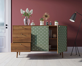 Комод "Berber" с двумя дверками и ящиками 12 принт арт BB05/Print_12