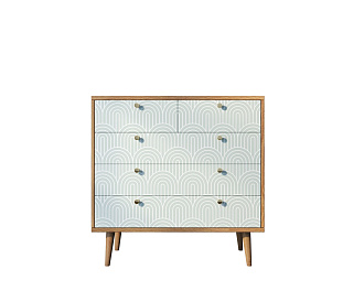 Комод "Berber" пять ящиков 34 принт арт BB36/Print_34