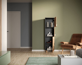 Узкий шкаф с тремя дверками "Split" SP10