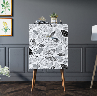 Комод на высоких ножках "Berber" 9 принт арт BB09/Print_09