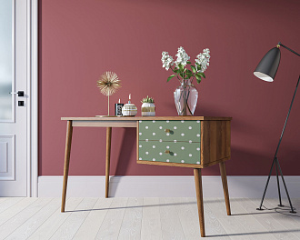 Стол рабочий "Berber" принт 12 с одной тумбой арт BB20/Print_12